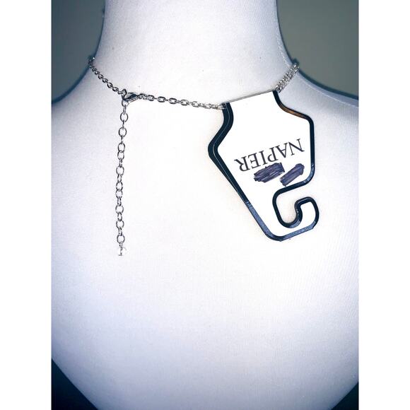 Napier Double Strand Rhinestone Teardrop Pendant Statement Necklace NWT - Picture 6 of 6